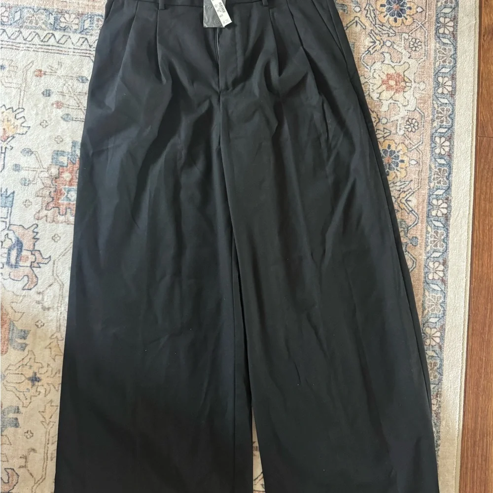 Madewell The Harlow Superwide-Leg Trouser in Brushed Twill - Picture 4 of 7
